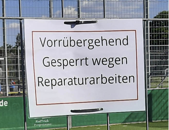 2025 05 Sperrschild