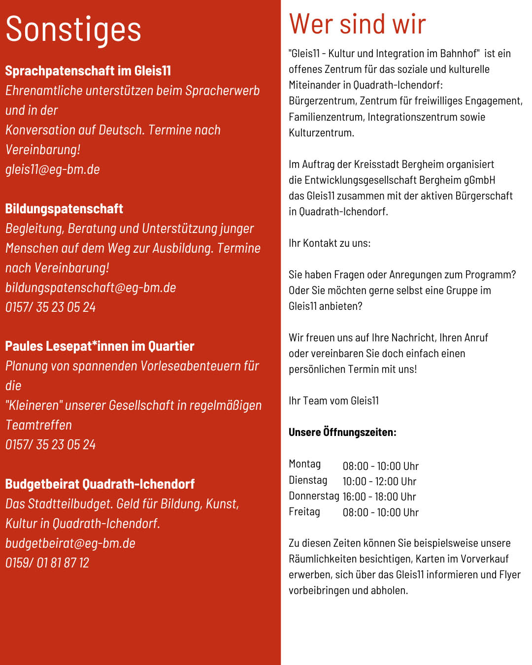 2026 02 Gleis11 Sonstiges