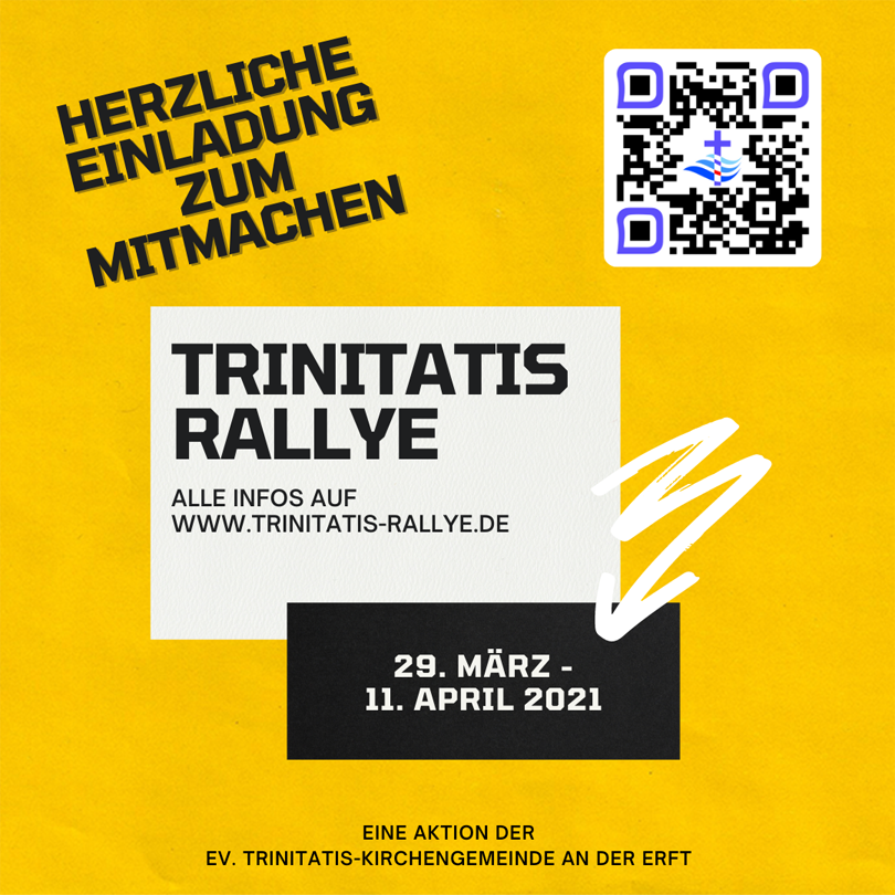 Plakat Trinitatis Rallye social Media