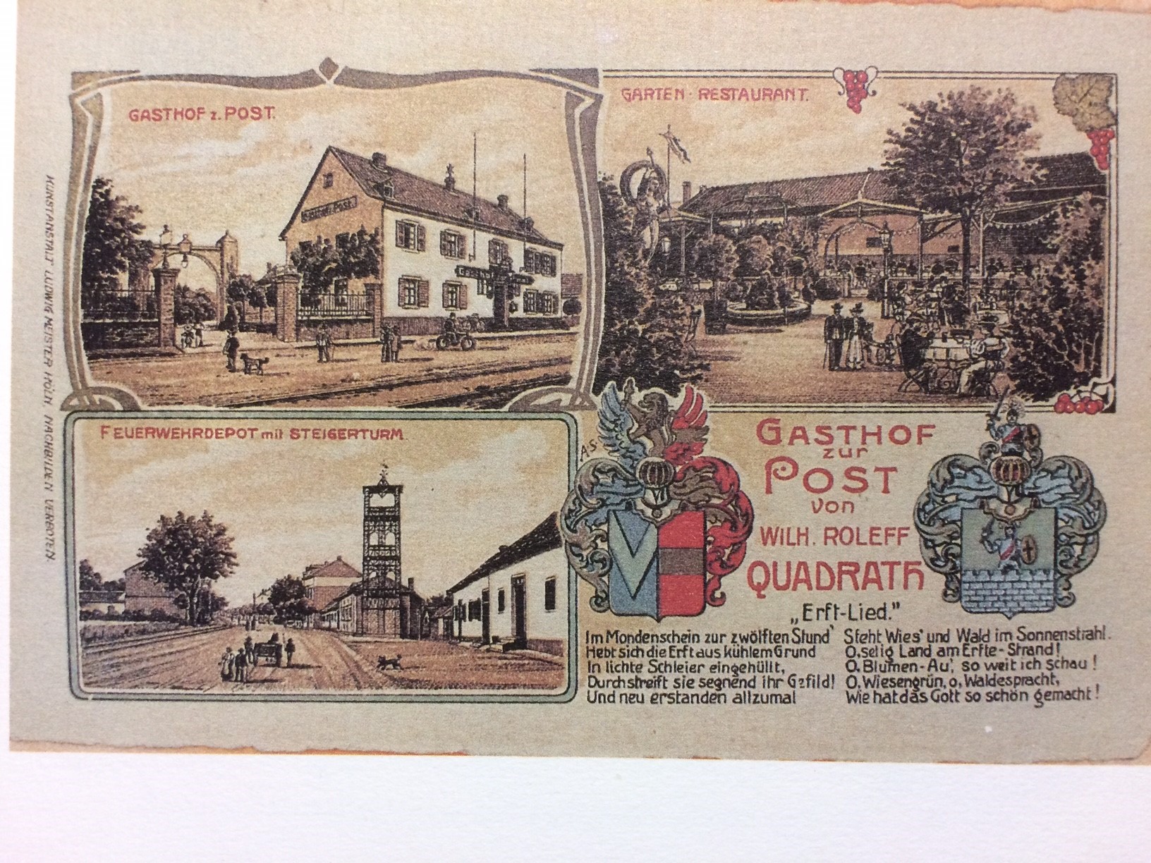 Postkarte Post Quadrath
