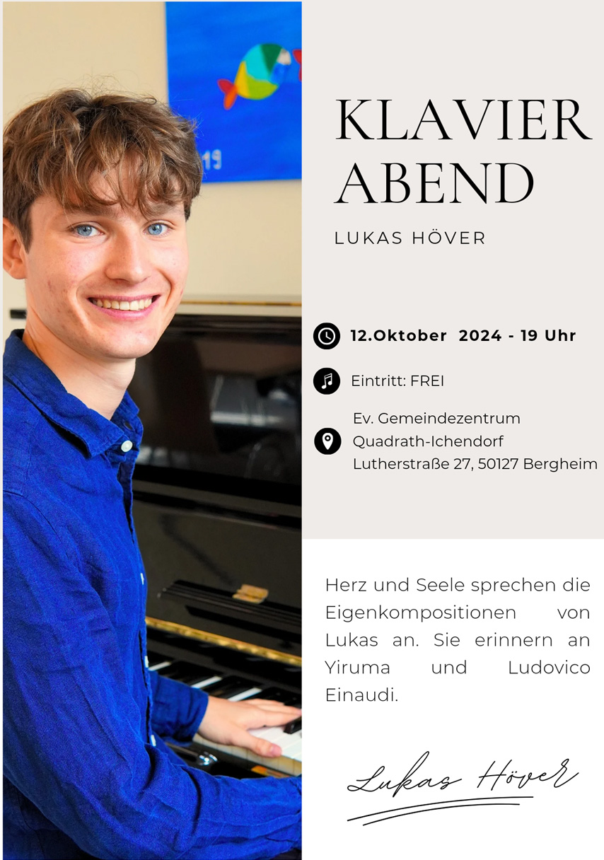 2024 10 Flyer Klavierabend Lukas Hoever